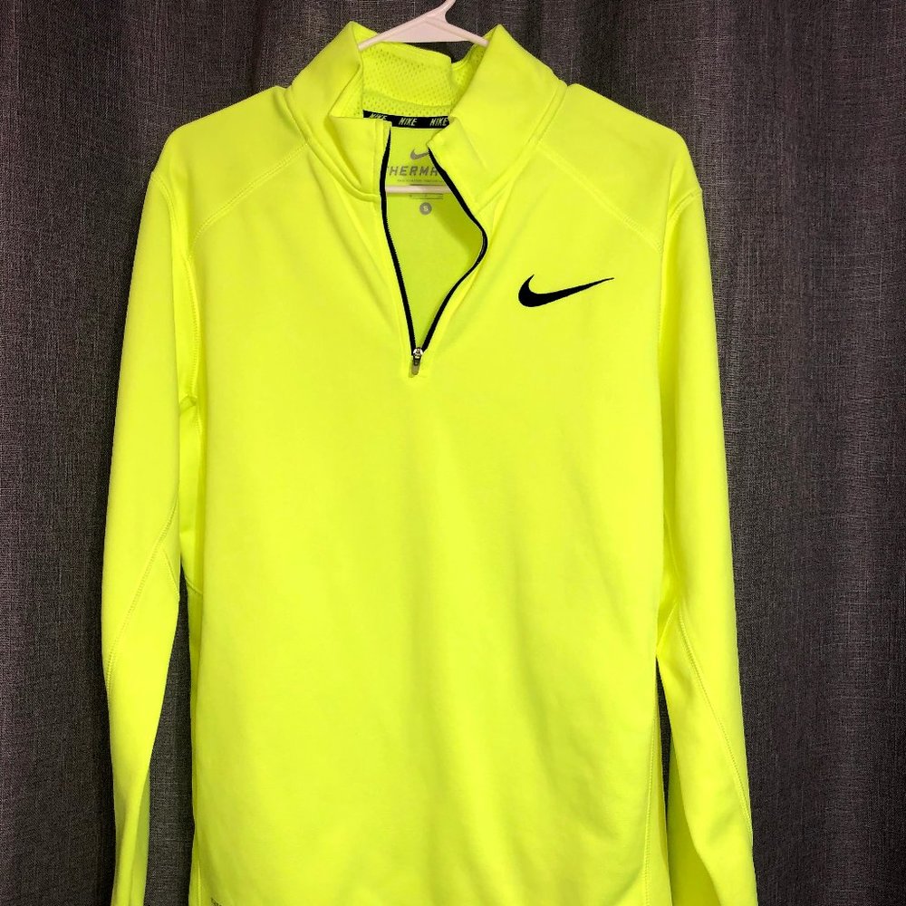 Nike Neon Yellow Quarterzip